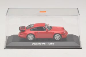 Porsche 911 964 Turbo Rdeč Maxichamps 1:43 940069102 Kovina – slika 4 od 5