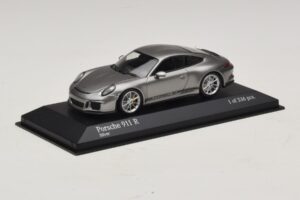 Porsche 911 991.1 R Srebrn Minichamps 1:43 410066224 Diecast – slika 2 od 5