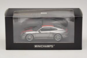 Porsche 911 991.1 R Srebrna Z Oranžnimi Črtami Minichamps 1:43 410066222 Kovina – slika 5 od 5