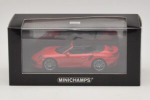 Porsche 911 991.1 Turbo S Kabriolet Rdeč Minichamps 1:43 410067180 Kovina – slika 5 od 5