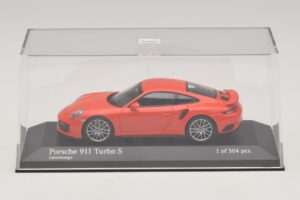 Porsche 911 991.1 Turbo S Oranžen Minichamps 1:43 410067171 Kovina – slika 4 od 5
