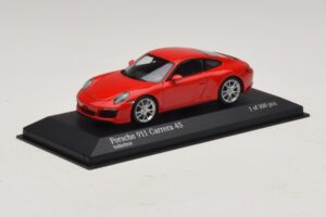 Porsche 911 991.2 Carrera 4S Rdeč Minichamps 1:43 410067240 Kovina – slika 2 od 5