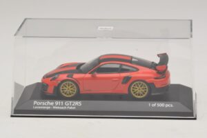 Porsche 911 991.2 GT2 RS Weissach Package Oranžen Minichamps 1:43 410067224 Kovina – slika 4 od 5