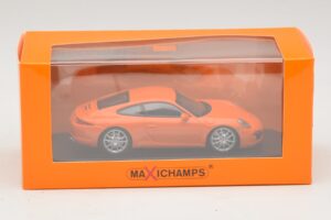 Porsche 911 991 Carrera S Oranžen Maxichamps 1:43 940060221 Kovina – slika 5 od 5