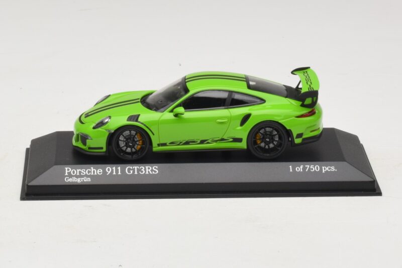 Porsche 911 991 GT3 RS Zelen Minichamps 1:43 410063224 Kovina