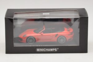 Porsche 911 991 Turbo S Kabriolet Oranžen Minichamps 1:43 410067181 Kovina – slika 5 od 5