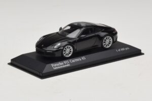 Porsche 911 992 Carrera 4S Črna Metalik Minichamps 1:43 410069320 Kovina – slika 2 od 5