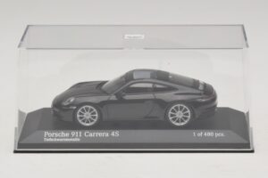 Porsche 911 992 Carrera 4S Črna Metalik Minichamps 1:43 410069320 Kovina – slika 4 od 5