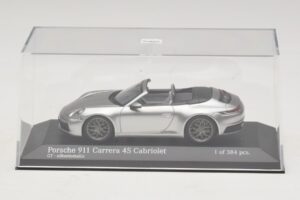 Porsche 911 992 Carrera 4S Kabriolet Srebrn Minichamps 1:43 410069330 Kovina – slika 4 od 5