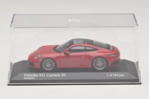 Porsche 911 992 Carrera 4S Rdeč Minichamps 1:43 410069321 Kovina – slika 4 od 5