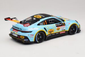 Porsche 911 992 Rally GT #1 C. Cherain / D. Withers Rallye de Wallonie 2025 IXO 1:18 18RMC254 Kovina – slika 2 od 6