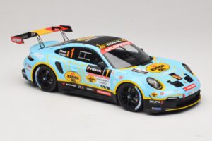 Porsche 911 992 Rally GT #1 C. Cherain / D. Withers Rallye de Wallonie 2025 IXO 1:18 18RMC254 Kovina – slika 4 od 6