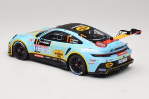 Porsche 911 992 Rally GT #1 C. Cherain / D. Withers Rallye de Wallonie 2025 IXO 1:18 18RMC254 Kovina – slika 5 od 6
