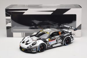 Porsche 911 992 Rally GT #17 C. De Cecco / J. Humblet Rallye de Wallonie 2025 IXO 1:18 18RMC255 Kovina – slika 6 od 6