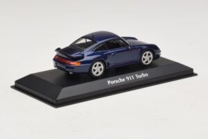Porsche 911 993 Turbo Blue Metallic Maxichamps 1:43 940069201 Kovina – slika 2 od 5