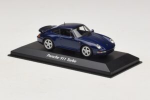 Porsche 911 993 Turbo Blue Metallic Maxichamps 1:43 940069201 Kovina – slika 3 od 5