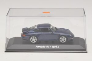 Porsche 911 993 Turbo Blue Metallic Maxichamps 1:43 940069201 Kovina – slika 5 od 5