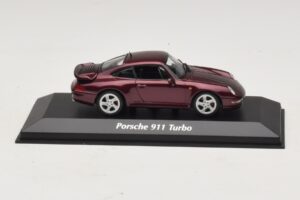 Porsche 911 993 Turbo Rdeča Metalik Maxichamps 1:43 940069200 Kovina