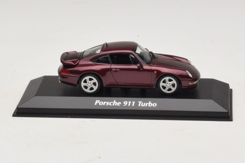Porsche 911 993 Turbo Rdeča Metalik Maxichamps 1:43 940069200 Kovina