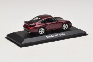Porsche 911 993 Turbo Rdeča Metalik Maxichamps 1:43 940069200 Kovina – slika 2 od 5