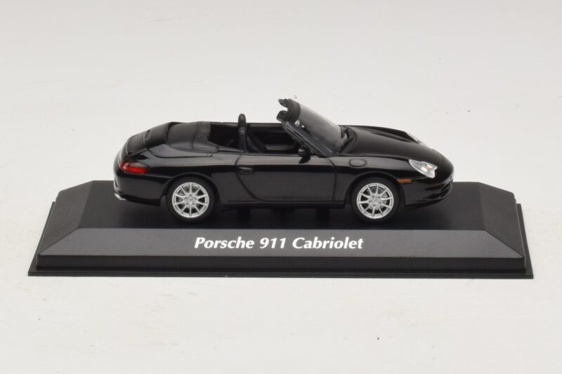 Porsche 911 996 Kabriolet Črna Metalik Maxichamps 1:43 940061030 Kovina