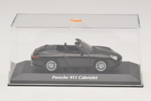 Porsche 911 996 Kabriolet Črna Metalik Maxichamps 1:43 940061030 Kovina – slika 4 od 5