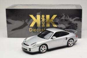 Porsche 911 996 GT2 Srebrn KK-Scale 1:18 KKDC181451 Kovina – slika 6 od 6