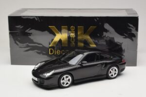 Porsche 911 996 Turbo Črna Metalik KK-Scale 1:18 KKDC181472 Kovina – slika 6 od 6