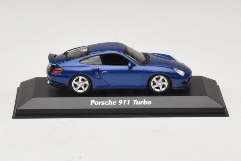 Porsche 911 996 Turbo Blue Metallic Maxichamps 1:43 940069301 Kovina
