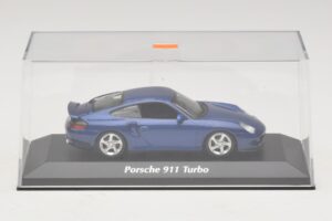 Porsche 911 996 Turbo Blue Metallic Maxichamps 1:43 940069301 Kovina – slika 4 od 5