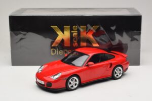 Porsche 911 996 Turbo Rdeč KK-Scale 1:18 KKDC181474 Kovina – slika 6 od 6
