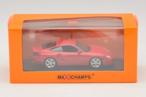 Porsche 911 996 Turbo Rdeč Maxichamps 1:43 940069300 Kovina – slika 5 od 5