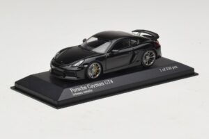 Porsche Cayman GT4 981 Black Metallic Minichamps 1:43 410066121 Diecast – slika 2 od 5