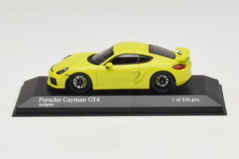 Porsche Cayman GT4 981 Zelen Minichamps 1:43 410066122 Kovina