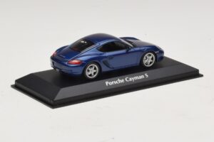 Porsche Cayman S 987 Modra Metalik Maxichamps 1:43 940065621 Kovina – slika 2 od 5