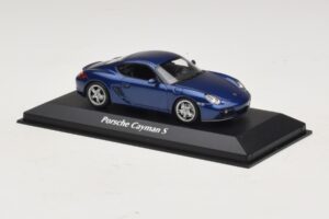 Porsche Cayman S 987 Modra Metalik Maxichamps 1:43 940065621 Kovina – slika 3 od 5