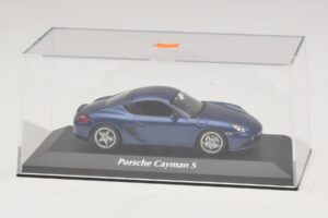 Porsche Cayman S 987 Modra Metalik Maxichamps 1:43 940065621 Kovina – slika 4 od 5