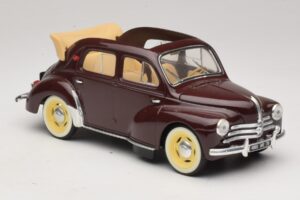 Renault 4CV Kostanjeva Solido 1:18 8048 Kovina – slika 4 od 6