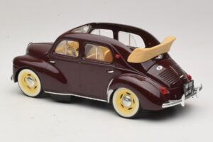 Renault 4CV Kostanjeva Solido 1:18 8048 Kovina – slika 5 od 6