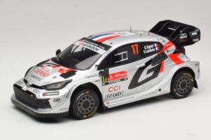 Toyota GR Yaris Rally1 #17 S. Ogier / V. Landais Rally Portugal Winner 2025 IXO 1:18 18RMC250A Kovina