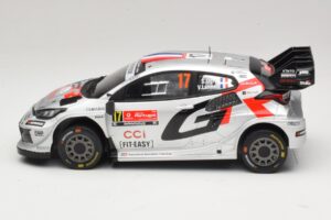Toyota GR Yaris Rally1 #17 S. Ogier / V. Landais Rally Portugal Winner 2025 IXO 1:18 18RMC250A Kovina – slika 3 od 6
