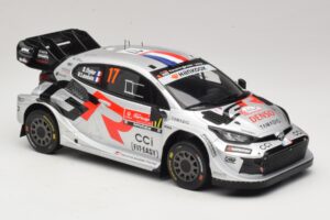 Toyota GR Yaris Rally1 #17 S. Ogier / V. Landais Rally Portugal Winner 2025 IXO 1:18 18RMC250A Kovina – slika 4 od 6