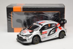 Toyota GR Yaris Rally1 #17 S. Ogier / V. Landais Rally Portugal Winner 2025 IXO 1:18 18RMC250A Kovina – slika 6 od 6
