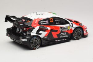 Toyota GR Yaris Rally1 #33 E. Evans / S. Martin Rally Monte Carlo 2026 IXO 1:18 18RMC269B Kovina – slika 2 od 6