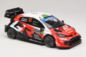 Toyota GR Yaris Rally1 #33 E. Evans / S. Martin Rally Monte Carlo 2026 IXO 1:18 18RMC269B Kovina – slika 4 od 6