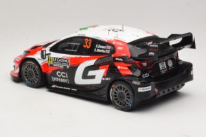 Toyota GR Yaris Rally1 #33 E. Evans / S. Martin Rally Monte Carlo 2026 IXO 1:18 18RMC269B Kovina – slika 5 od 6