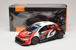 Toyota GR Yaris Rally1 #33 E. Evans / S. Martin Rally Monte Carlo 2026 IXO 1:18 18RMC269B Kovina – slika 6 od 6