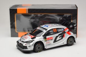 Toyota GR Yaris Rally1 #69 K. Rovanpera / J. Halttunen Rally Portugal 2025 IXO 1:18 18RMC250B Kovina – slika 6 od 6