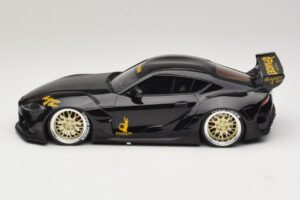 Toyota Supra GR A90 Pandem V1.0 Črn TopSpeed 1:18 TS0307 Smola – slika 3 od 6