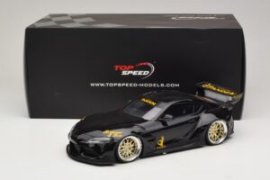 Toyota Supra GR A90 Pandem V1.0 Črn TopSpeed 1:18 TS0307 Smola – slika 6 od 6
